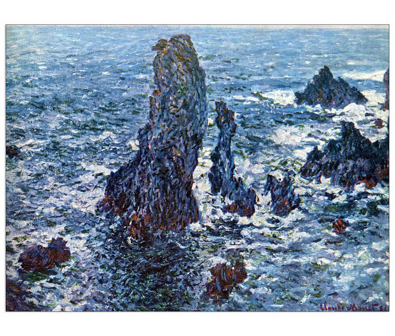 Claude Monet - Wrapped Canvas Painting, 60cm H x 80cm W x 1.8cm D
