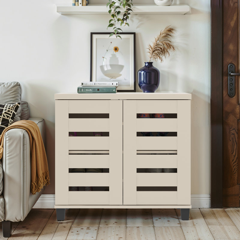 Lismore 12 Pair Shoe Storage Cabinet, Natural