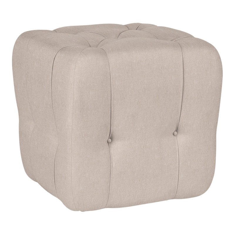 Glen Haven Square Ottoman, Jiggles Fawn