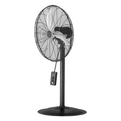 Industrial Pedestal Fan 3-Speed Oscillating Fan with Adjustable Height