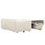  Canapé-lit Bennett 70 po avec matelas en mousse à mémoire de forme coulissante - beige-465269211