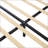 Queen Size Upholstered Floating Bed Frame With LED Lights