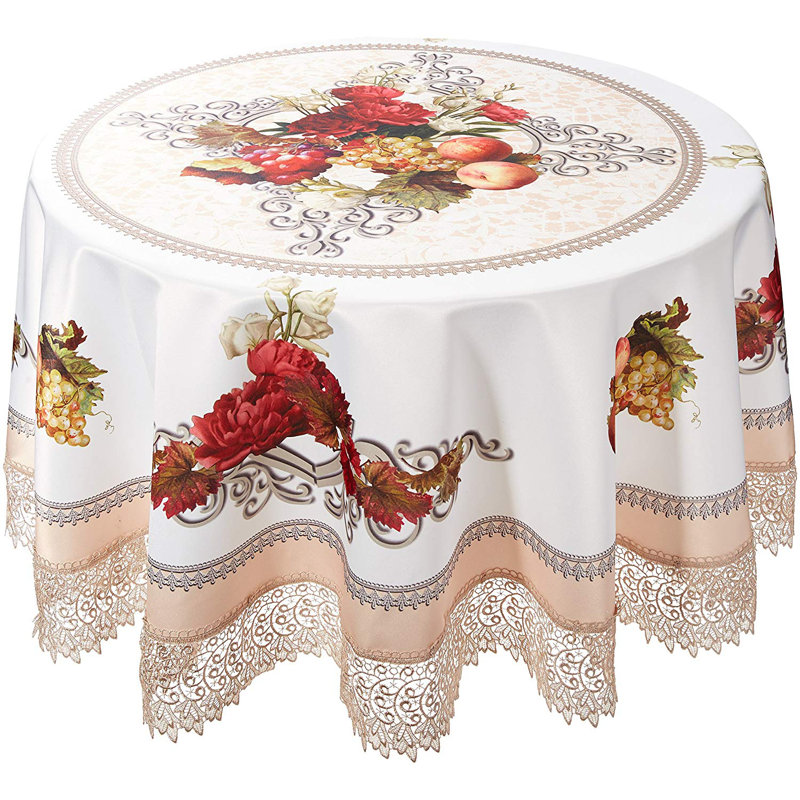 Nappe Akins, Ivoire, L 105 po x l 70 po