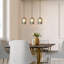 Luminaire suspendu 3 lumières Amedeo