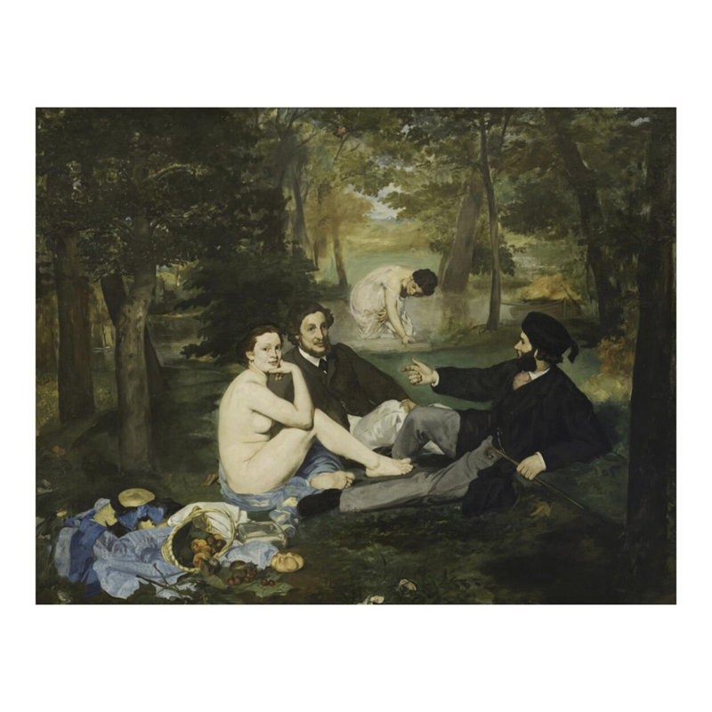 «Luncheon on the Grass» par Edward Manet - Estampe numérique, H 16 po x l 20 po