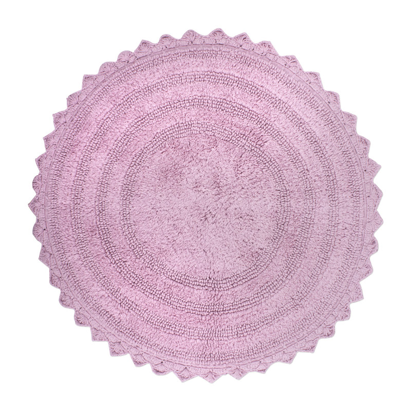 Lisk Bath Rug, Mauve