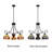 Abdeslam 3 - Light Glass Dimmable Tiered Chandelier