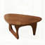 Table basse ovale de style Noguchi, table basse moderne en bois de style Mid-Century, table d'appoint centrale triangulaire stable pour la décoration du salon