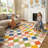 Colorful Diamond for Kids Washable Non-slip Rug-477690670-478553205