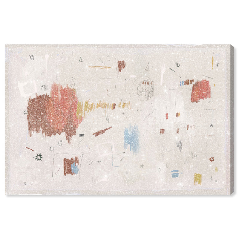 Expression Wall Canvas Abstract Print by Oliver Gal, Black Frame, 15 x 10, 10"H x 15"W, Canvas Unframed