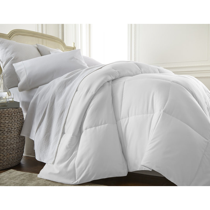 White Full Down Alternative Microfiber Duvet Set