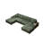 Convertible U-Shaped Combination Sofa