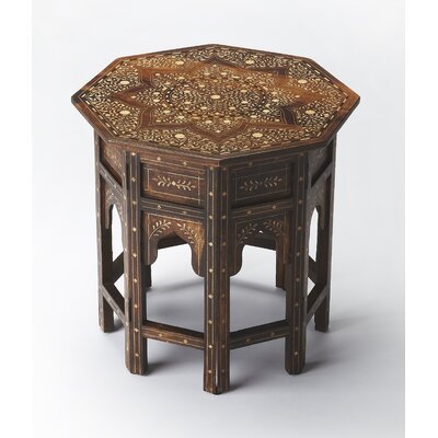 Maag Bone Inlay End Table -  Langley StreetÂ®, 7FCF9E2CF85D40AD89D4B3370577733D