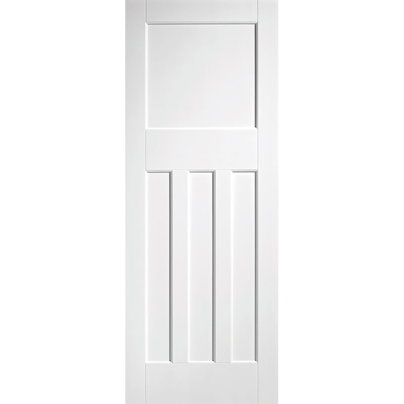 DX30's Style Primed White Internal Fire Door, 198.1cm H x 68.6cm W x 4.4cm D