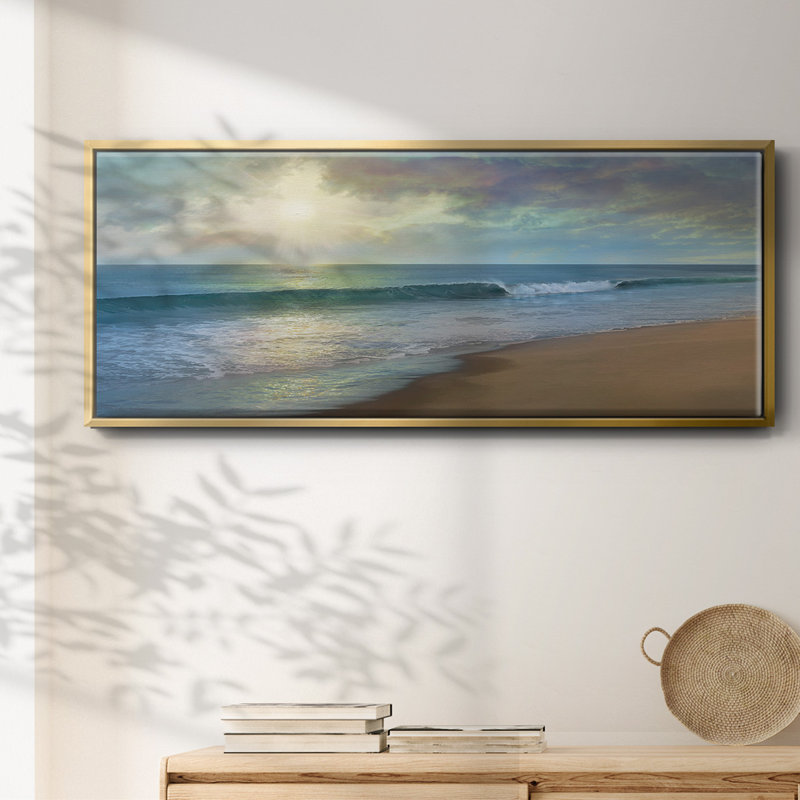 A Long Walk- Framed Canvas, 8" H x 20" W