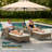 Outdoor Wicker Chaise Lounge Chair Set Of 2, All-weather Pe Rattan Cushioned Patio Lounger Chairs, 6-position Adjustable Outside Pool Sunbathing Recliner With Armrest & Pillow, Beige-106945805-106945801-105275231