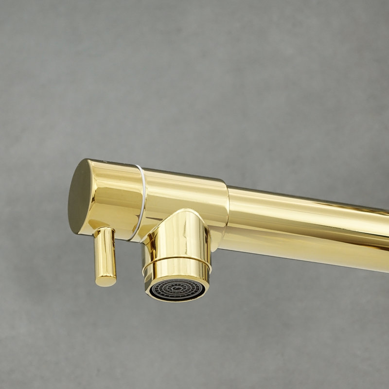 Belfry Kitchen Kitchen Faucet, Gold