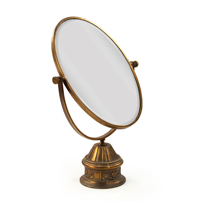 Cummins Oval Metal Beveled Mirror
