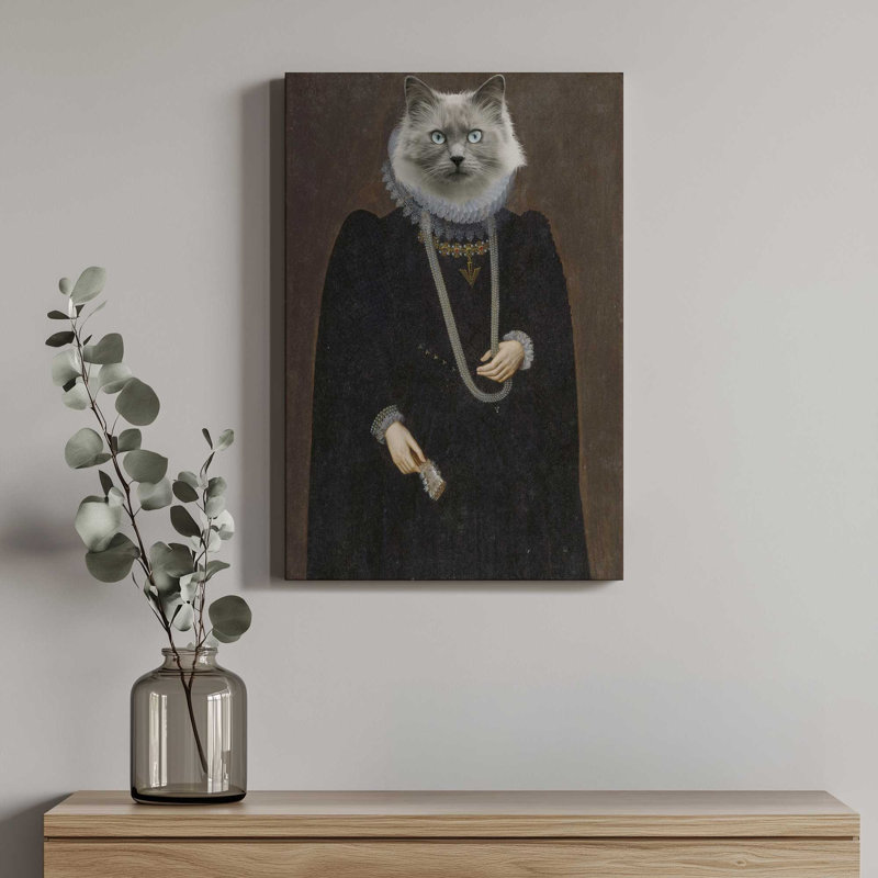 "Familiar II" par June Erica Vess, reproduction d'art sur toile, H 16 po x l 12 po