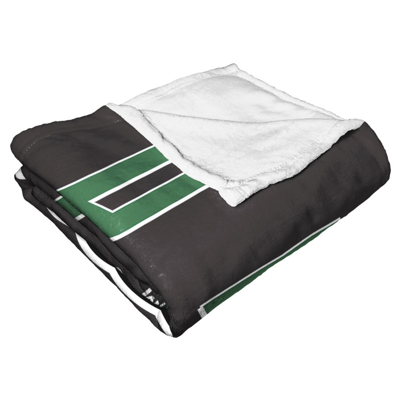 Ohio Bobcats Alumni Black Silk Touch Throw Blanket