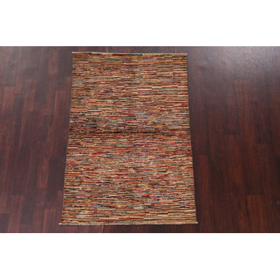Contemporary Gabbeh Handmade Rug 3x5