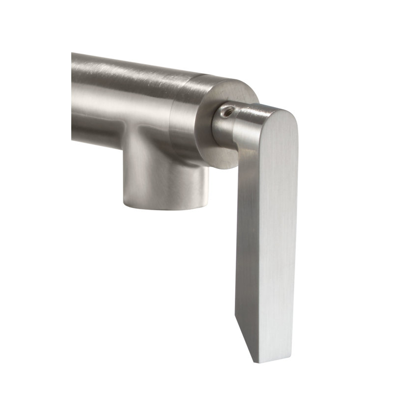 Pot Filler - Dual Handle Wall Mount, 45 Series Lever Handle, Satin Nickel
