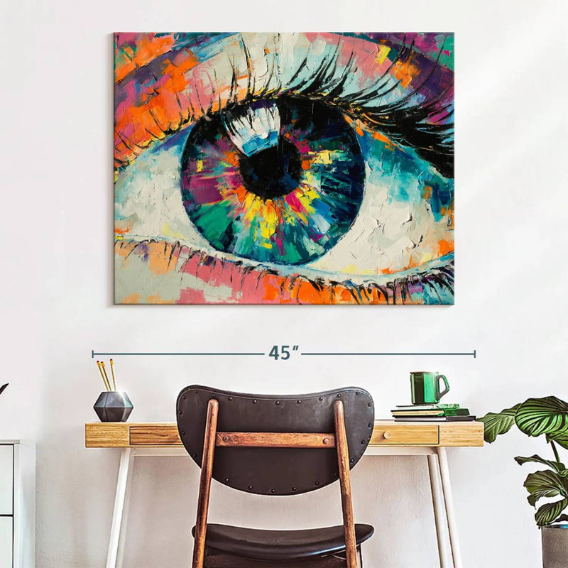 " Eye Abstract ", 32" H x 40" W x 1.25" D