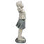 Statue enfant du jardin optimiste espère