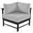U-Shaped Outdoor Sofa Set