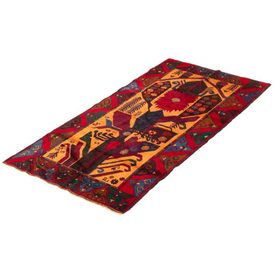 Lynnisha One-of-a-Kind 3'5" X 6'8" New Age Wool Area Rug in