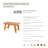 Copp Solid Wood Teak Outdoor Bench