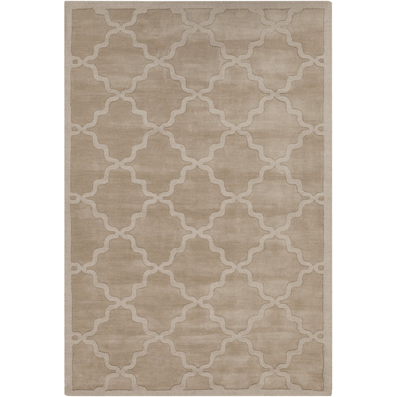Wool Geometric Indoor Rug, Rectangle 2' x 3'