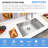 30 Inch Undermount Kitchen Sink – 11 Gauge (3mm) Stainless Steel, Single Bowl With Integrated Ledge With Sink Bottom Grid, Superior Drain Design