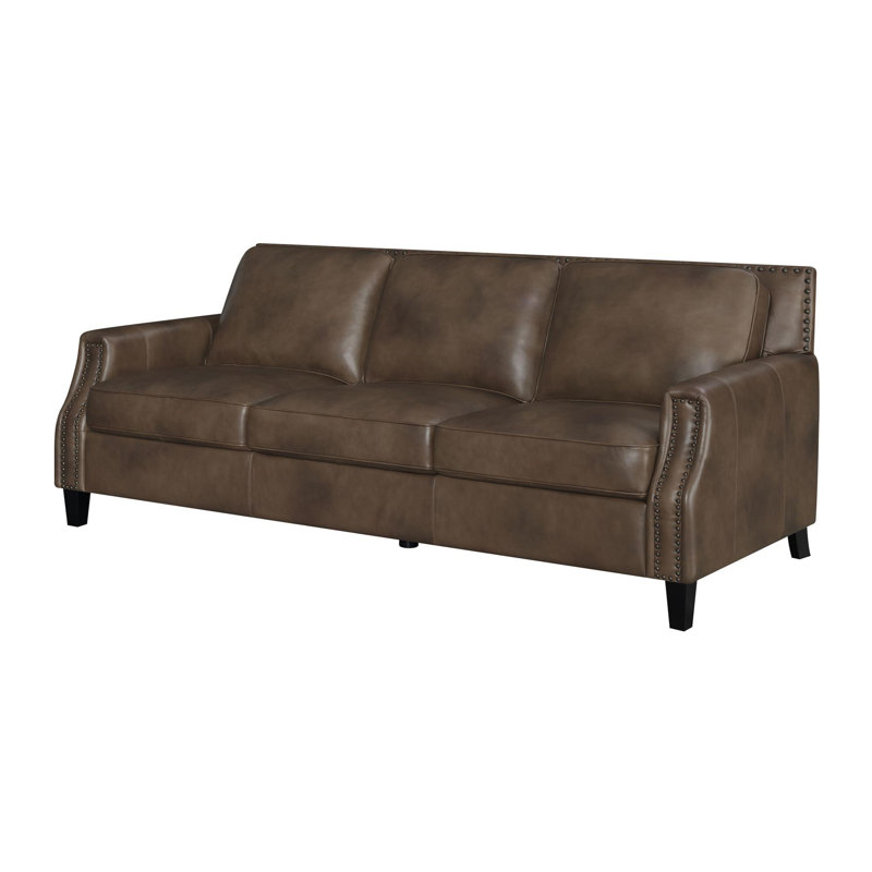 Canapé en cuir l 82,6 po Reachel