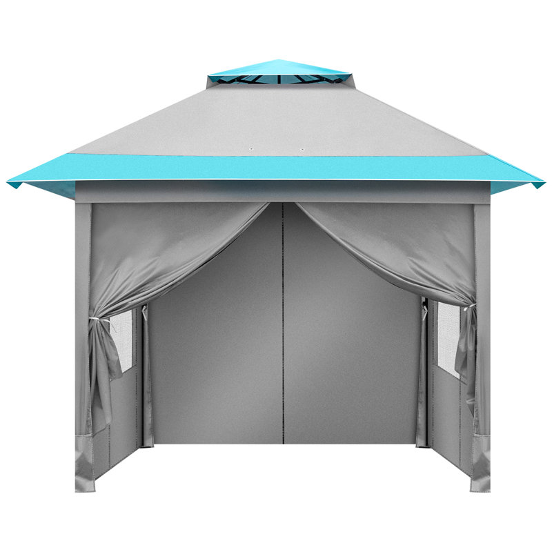 10 Ft. W x 10 Ft. D Metal Patio Gazebo