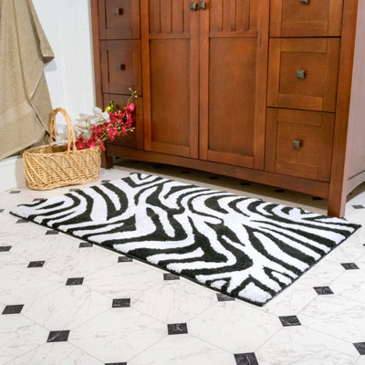 Sunbriar Cotton Blend Non-Slip Bath Rug