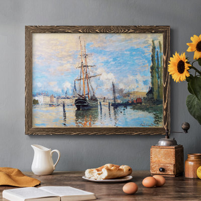 La seine à Rouen, 1872, reproduction d'art sur toile