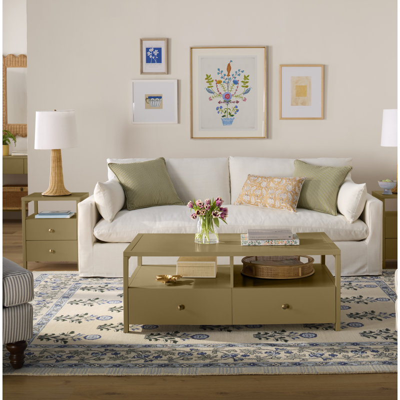 Gracie End Table, Olve Green