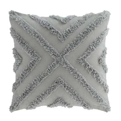 Diamond Tufted Geometric Cushion with Inner