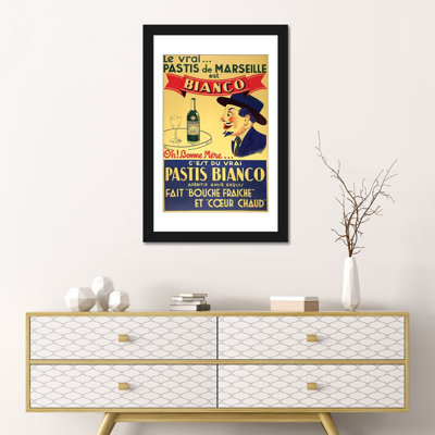 " Pastis De Marseille Bianco " by Vintage Apple Collection