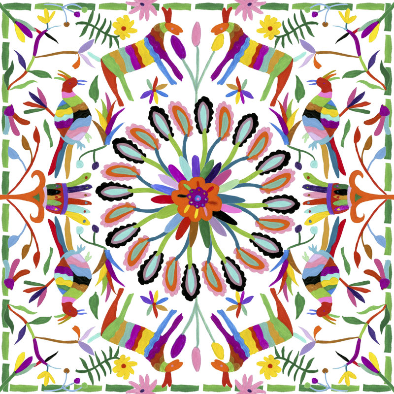 Hallucination II by Melissa Wang - Wrapped Canvas Painting, 30cm H x 30cm W x 3.8cm D