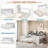 Rabito  Daybed With Storage Shelves, Two Drawers And Study Desk-822325190