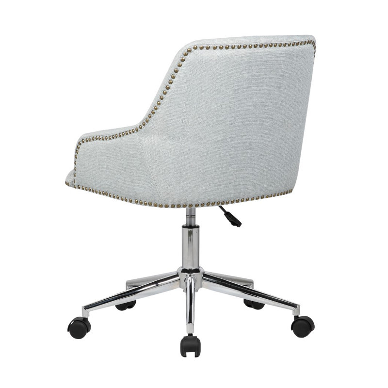 Aanshi Linen Task Chair, Gray