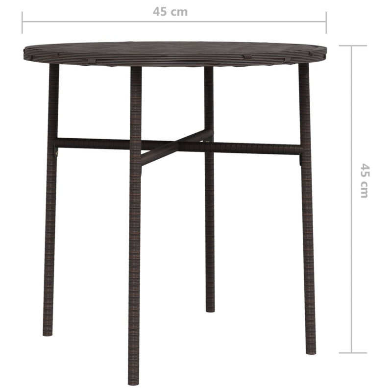 Outdoor Coffee Table, Brown