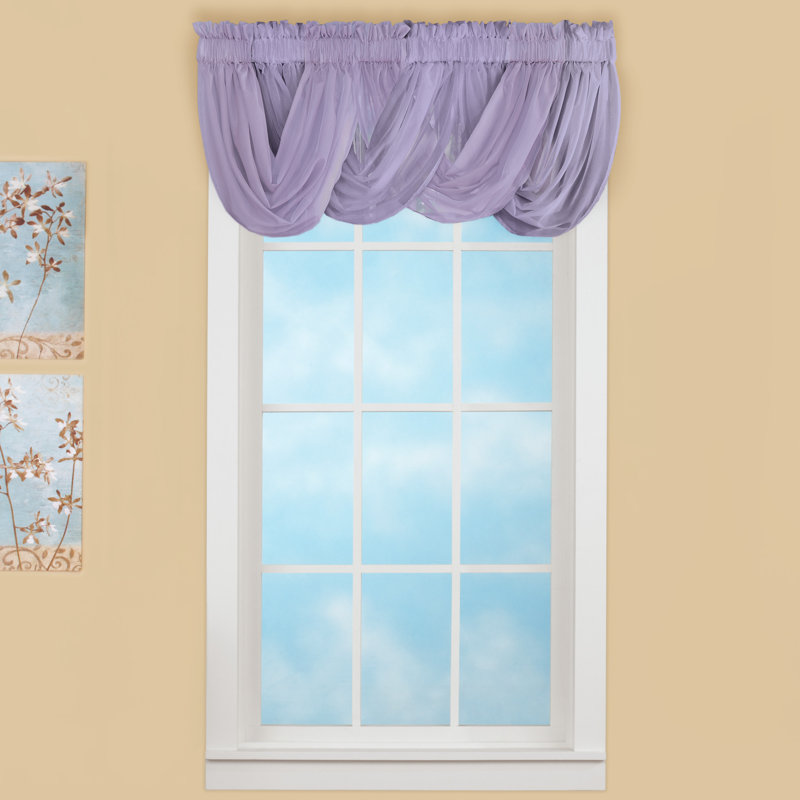 Furman Swag Window Valance, Lilac