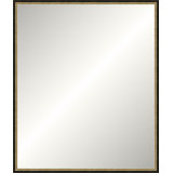 Black and Silver Old World Mirror