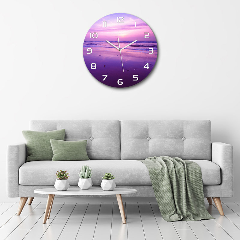 Joviah Glass Wall Clock