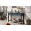 Console de style rétro classique avec trois tiroirs supérieurs et tablette inférieure ouverte-2121389991