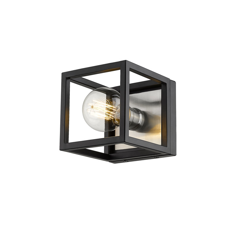 Plafonnier encastré 1 lumières Teillon, Nickel brossé