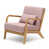 Chaise rose est en rupture de stock sélectionné